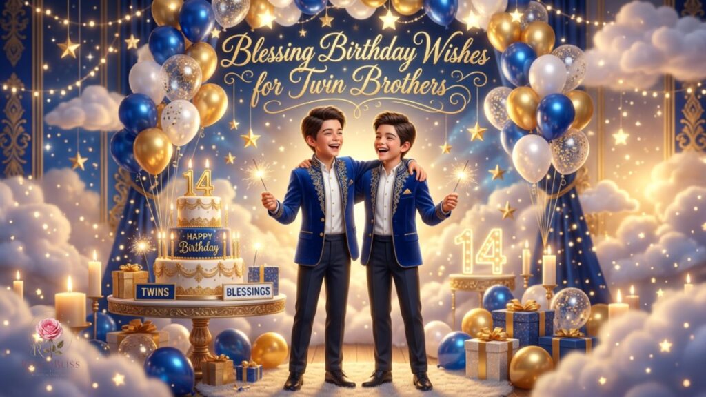 Birthday Wishes for Twin Brothers