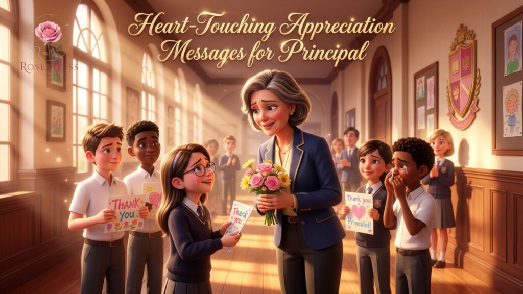 Appreciation Lines for the Principal
