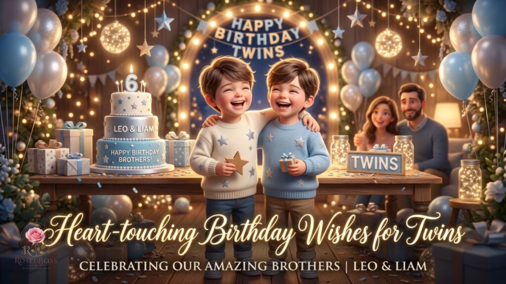Birthday Wishes for Twin Brothers