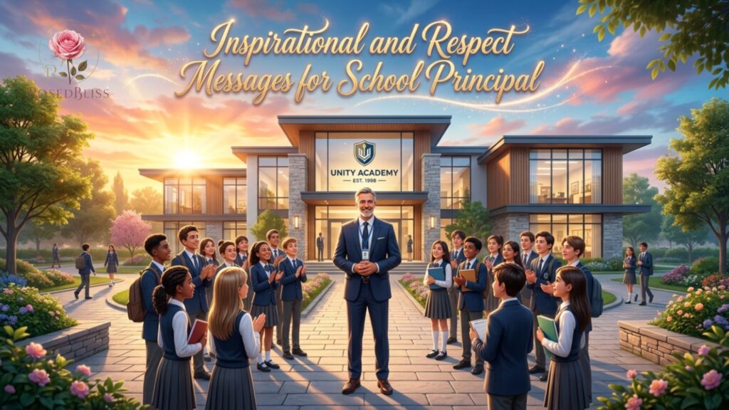 Appreciation Lines for the Principal
