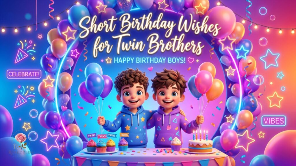 Birthday Wishes for Twin Brothers