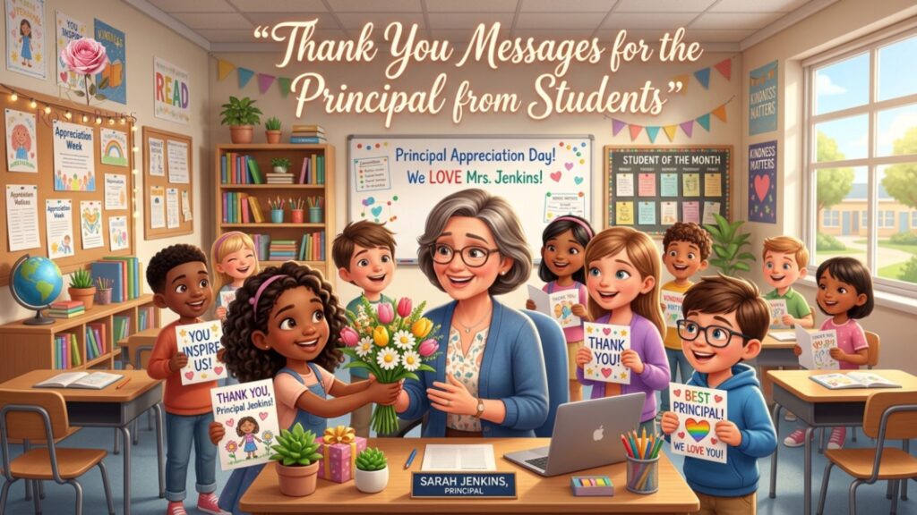 Appreciation Lines for the Principal