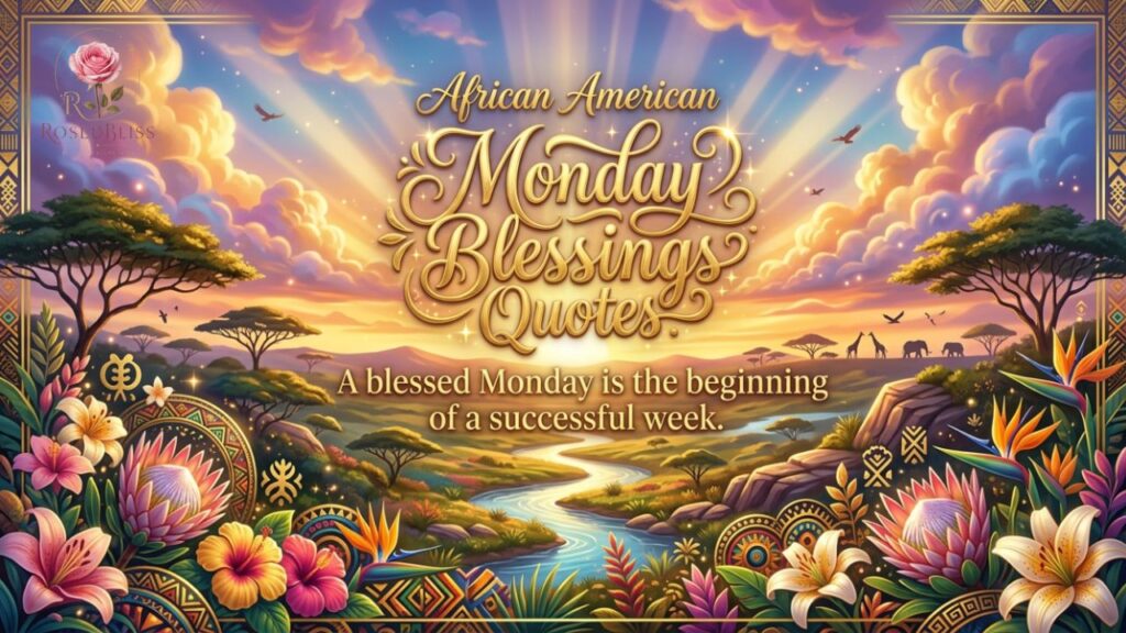 African American Monday Blessings