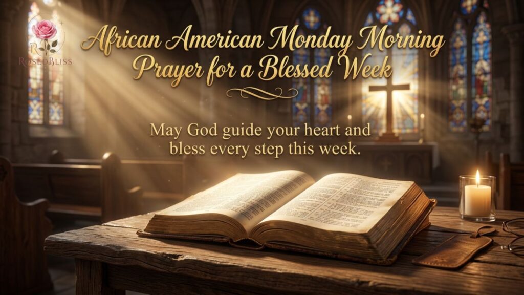 African American Monday Blessings