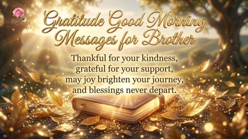 Good Morning Brother Messages