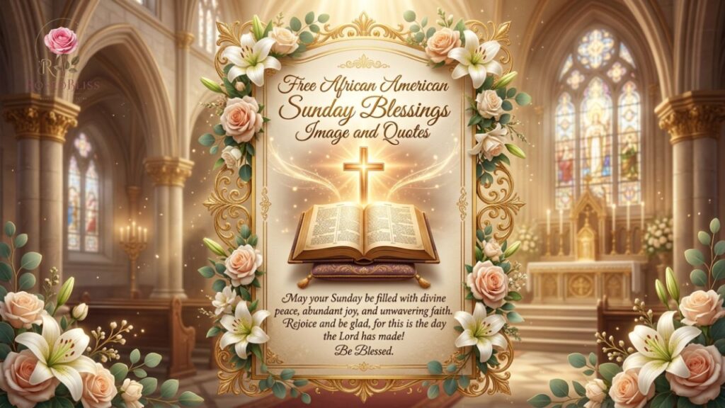 African American Sunday Blessings