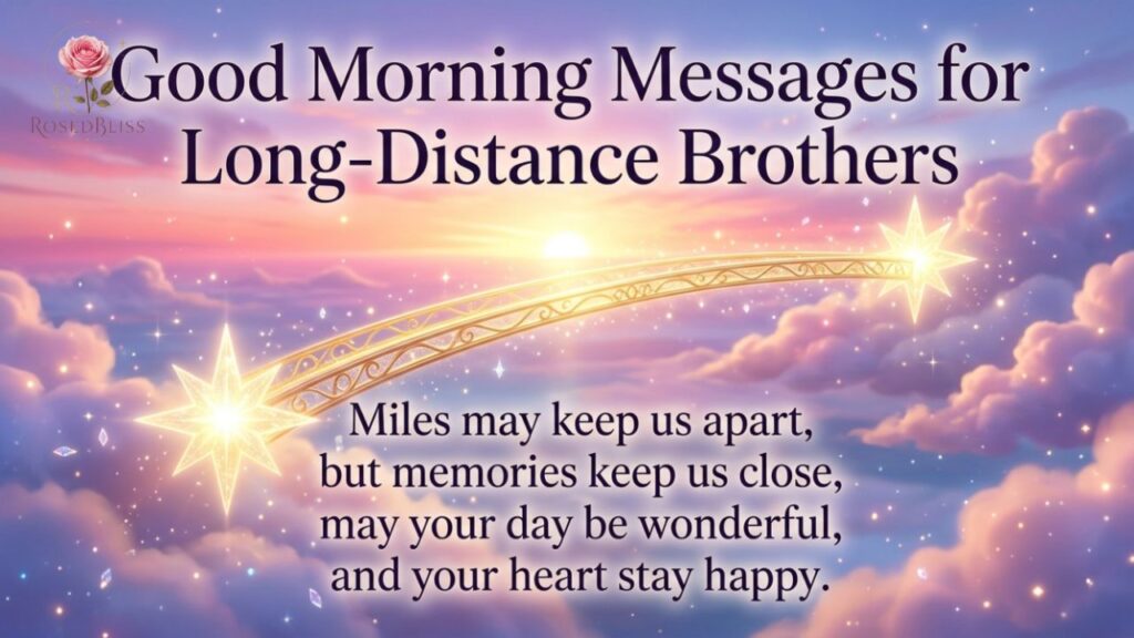 Good Morning Brother Messages