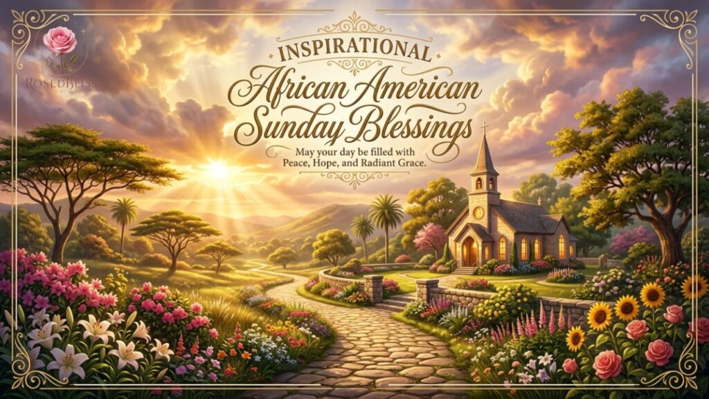 African American Sunday Blessings