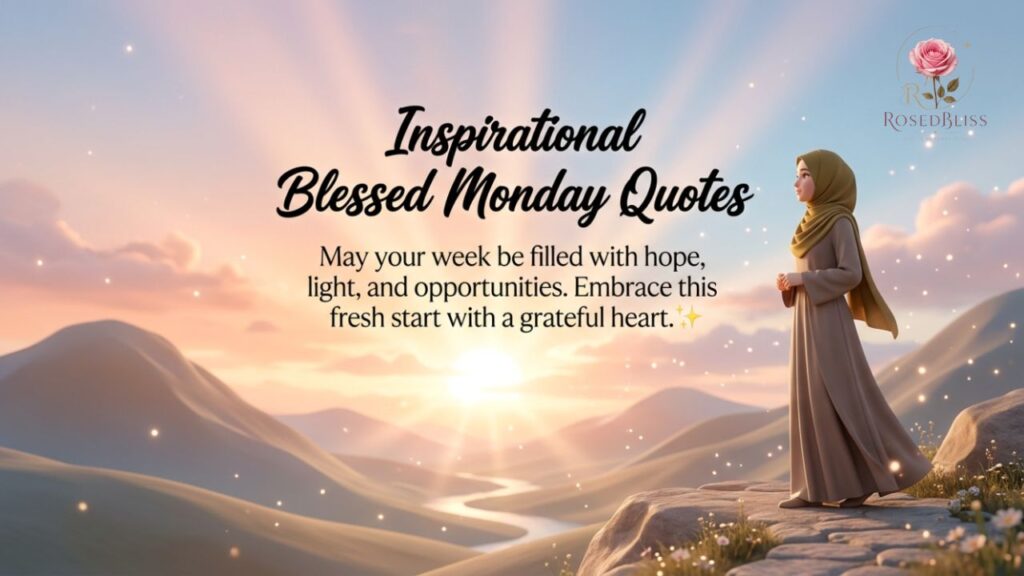 Good Morning Monday Blessings