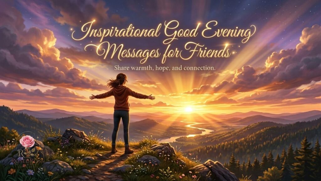 Good Evening Messages for a Friend