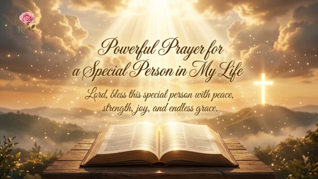 Short Prayer For Someone Special