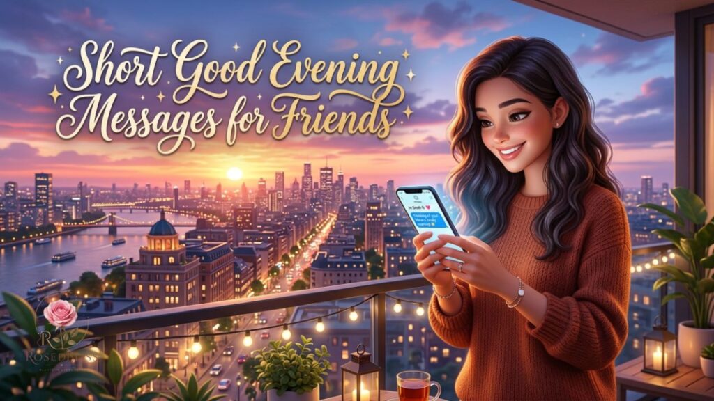 Good Evening Messages for a Friend