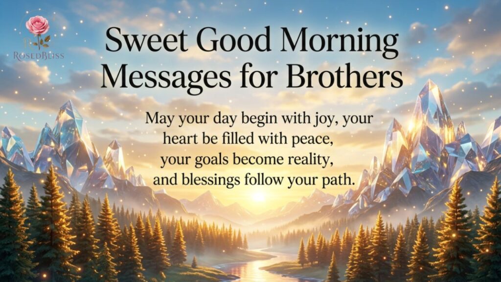Good Morning Brother Messages