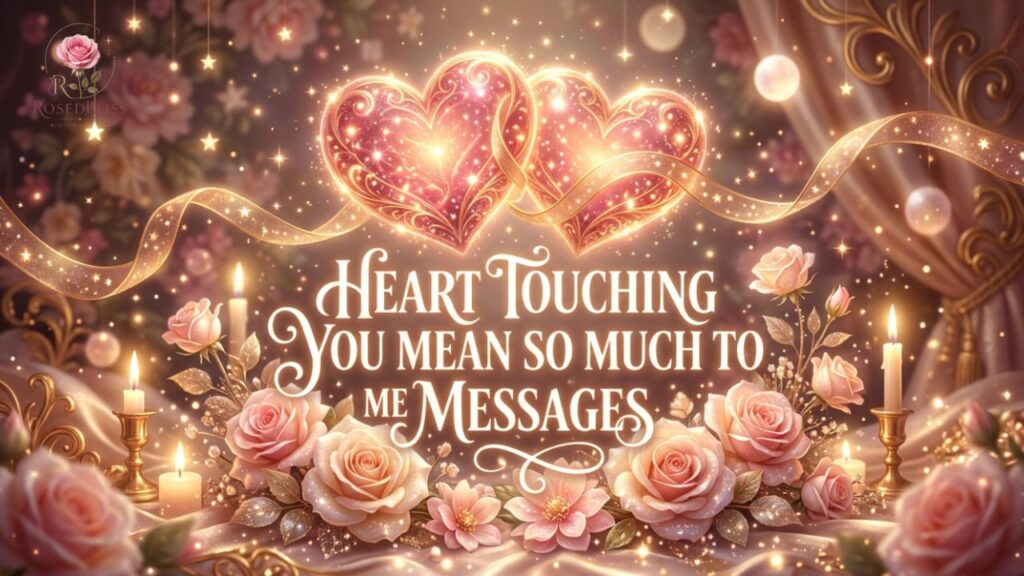 You Mean So Much to Me Messages