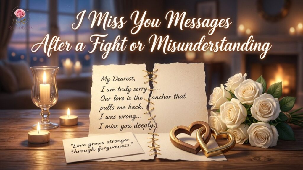 I Miss You Message
