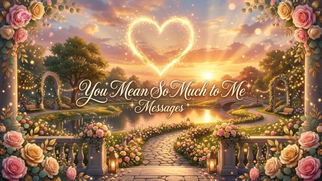 You Mean So Much to Me Messages