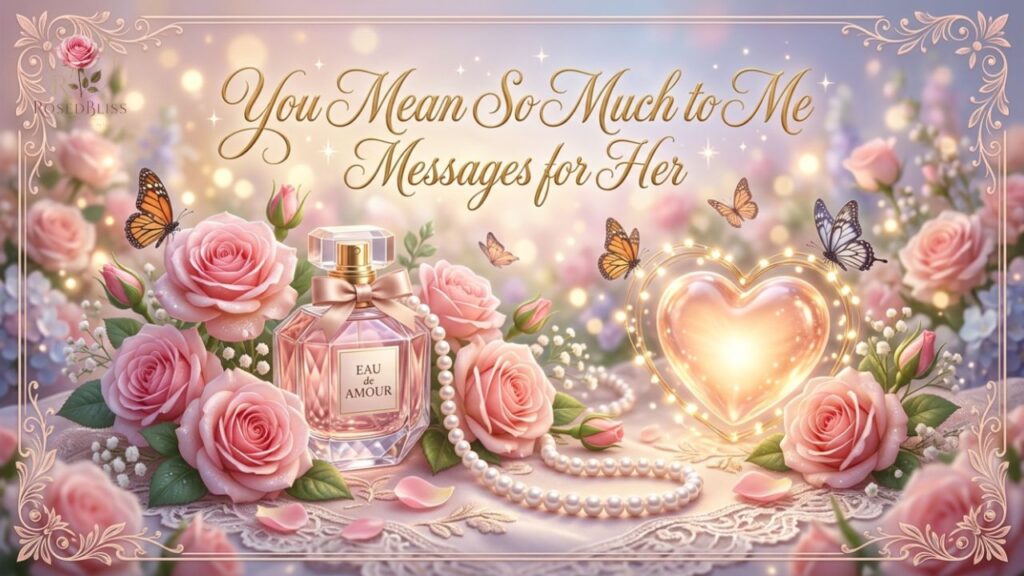You Mean So Much to Me Messages