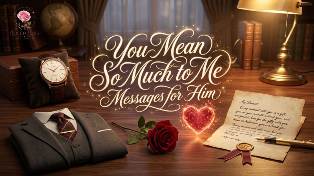 You Mean So Much to Me Messages