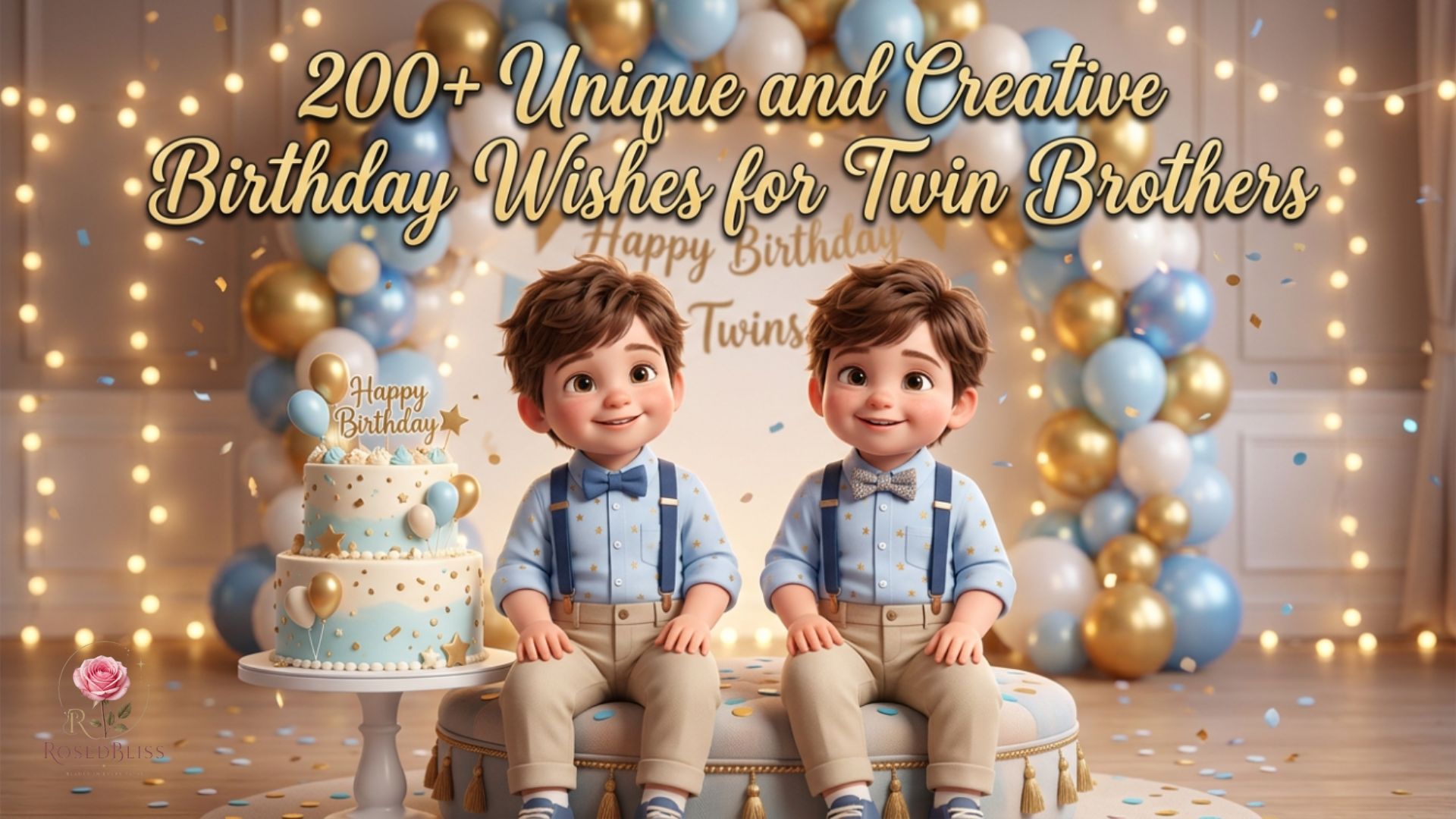 Birthday Wishes for Twin Brothers