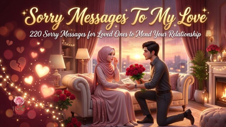 Sorry Messages