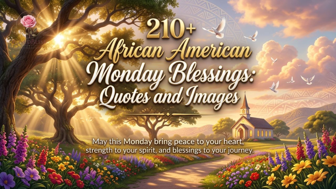 African American Monday Blessings