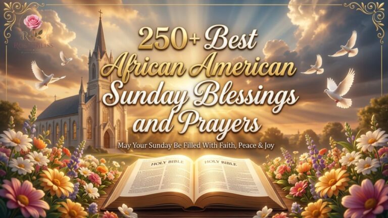 African American Sunday Blessings