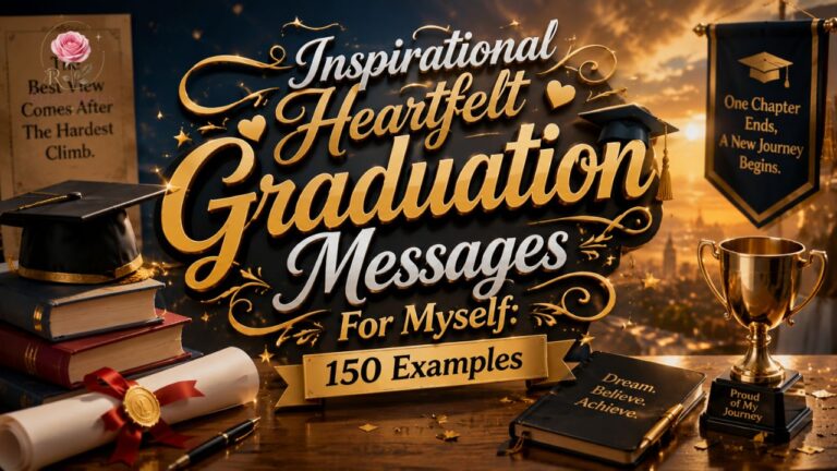 Graduation Messages For Myself
