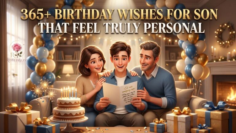 Birthday Wishes for Son
