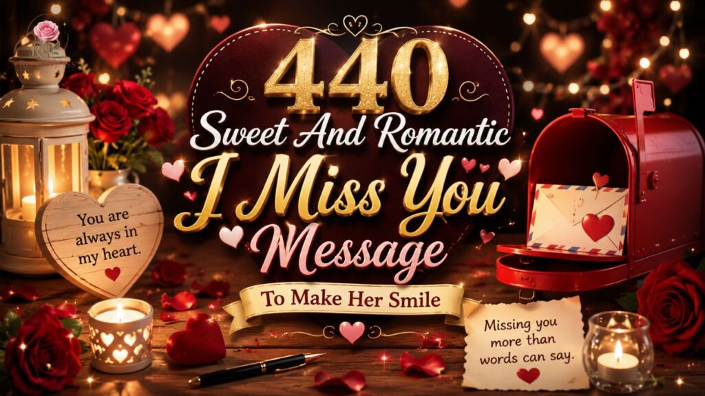 I Miss You Message