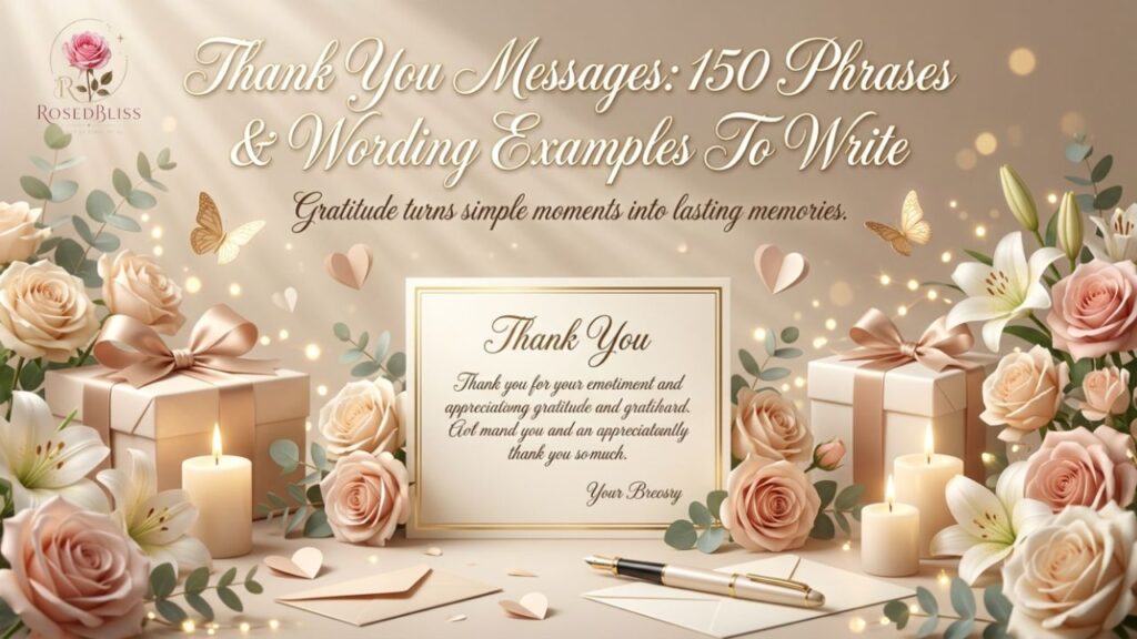 Thank You Messages