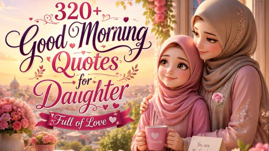 Good Morning Quotes for Daughter